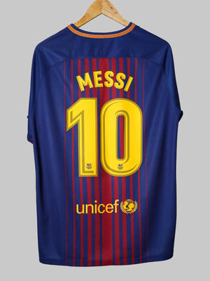 FC Barcelona Thuisshirt 2017/18 Messi 10 (L)
