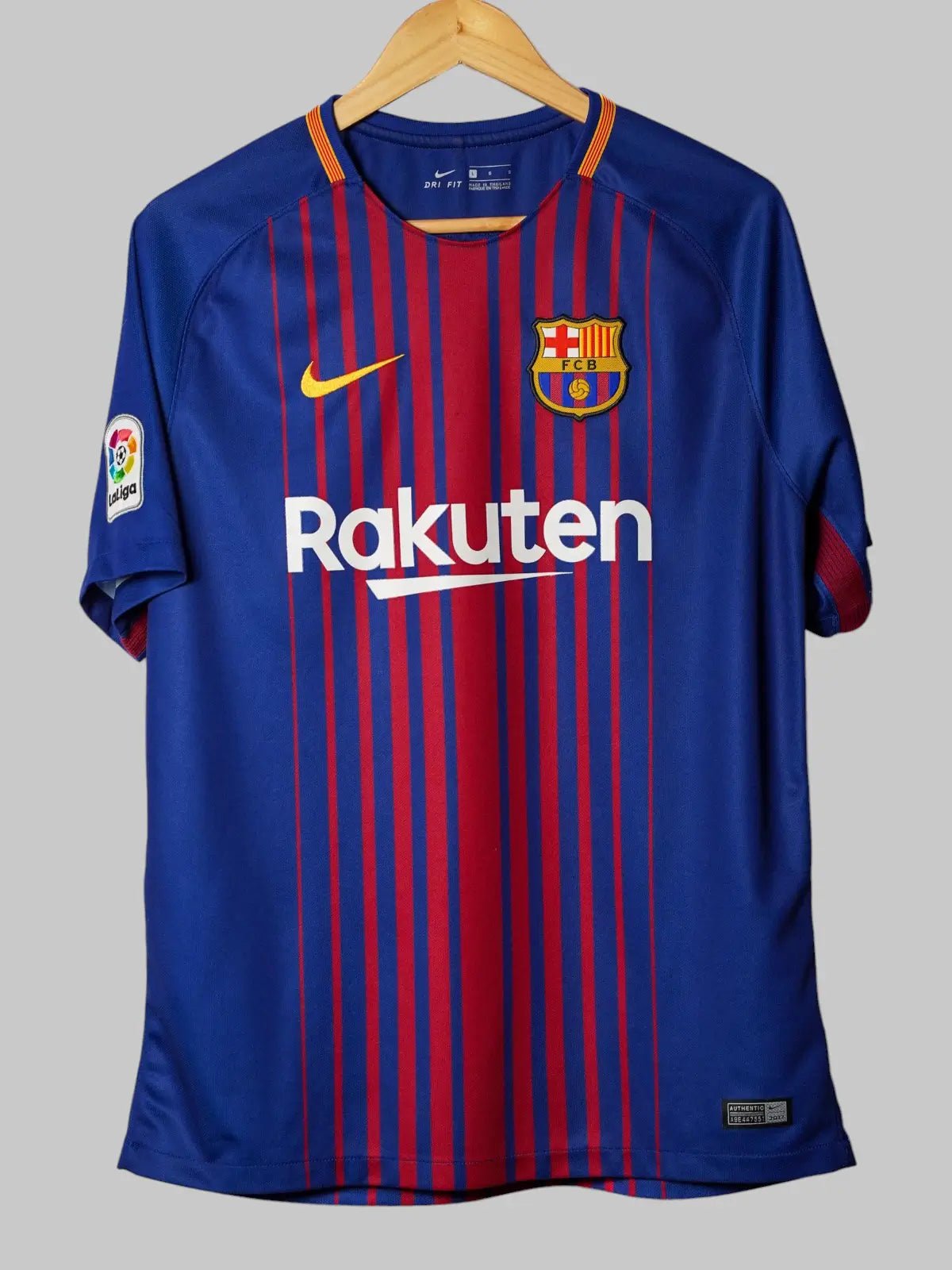 FC Barcelona Home Shirt 2017/18 Messi 10 (L)