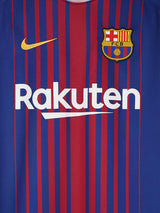 FC Barcelona Home Shirt 2017/18 Messi 10 (L)