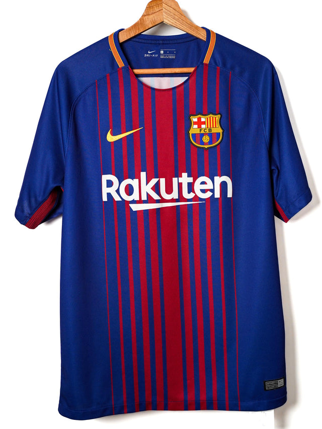 FC Barcelona Home Shirt 2017/18 Messi 10 (L)