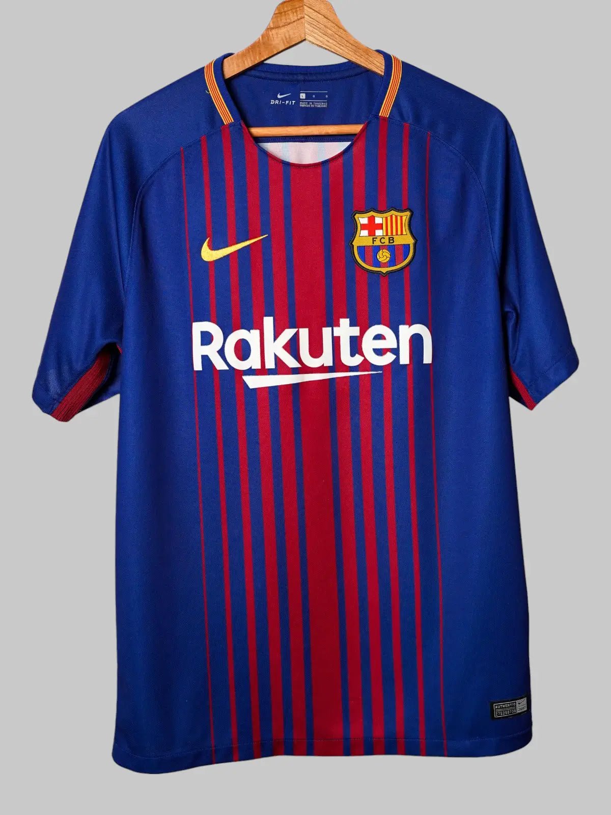 FC Barcelona Home Shirt 2017/18 Messi 10 (L)