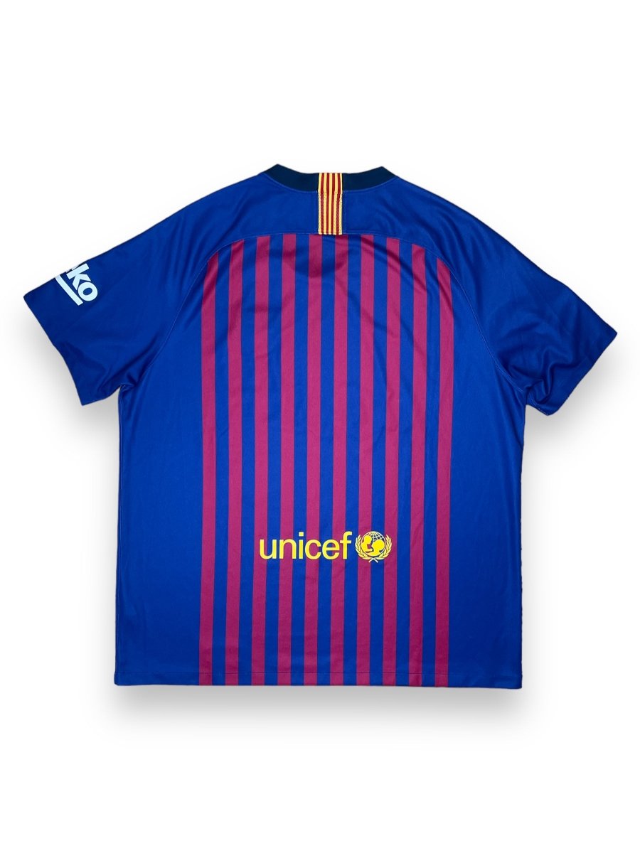 FC Barcelona Home Shirt 2018/19 - 9/10 - XL