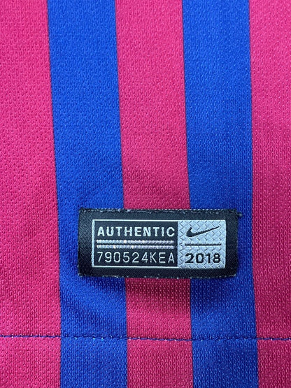 FC Barcelona Home Shirt 2018/19 - 9/10 - XL