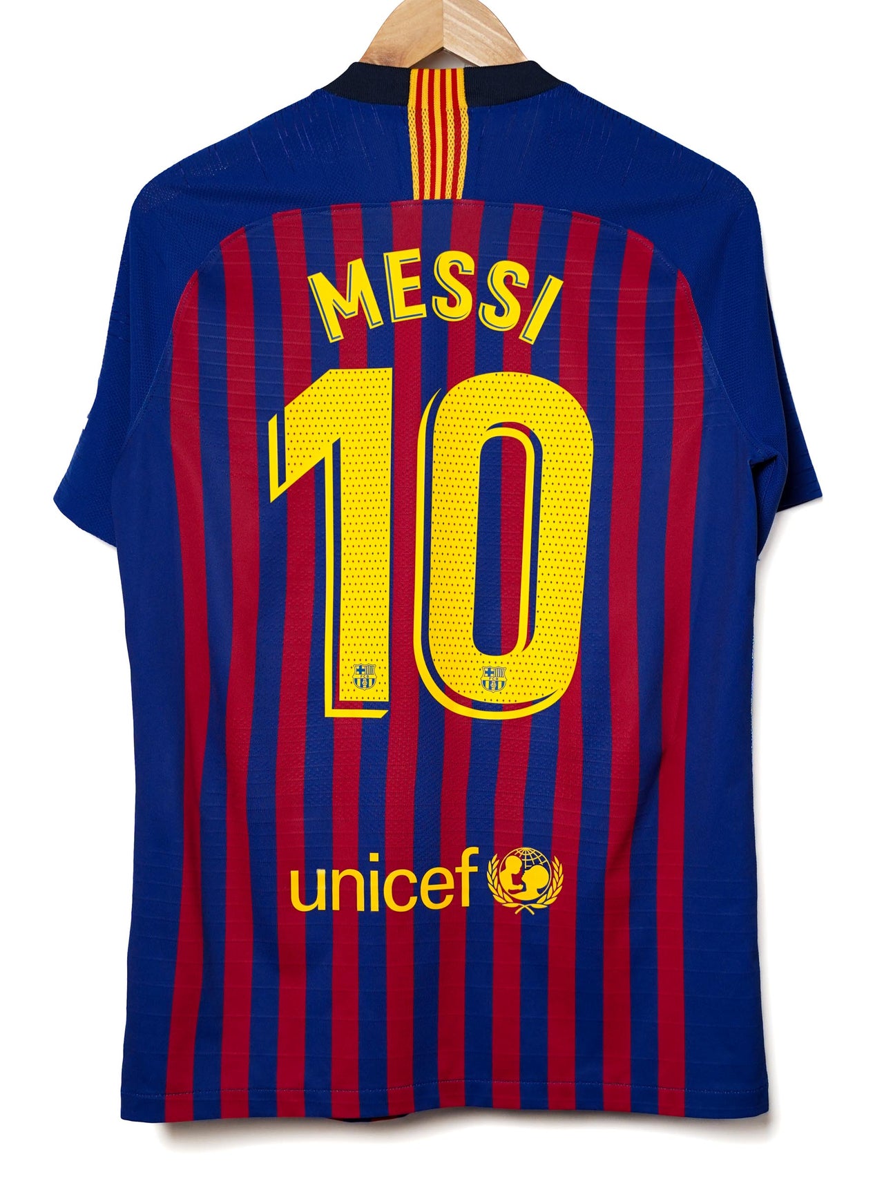 FC Barcelona Home Shirt 2018/19 Messi 10 Player Issue (M)