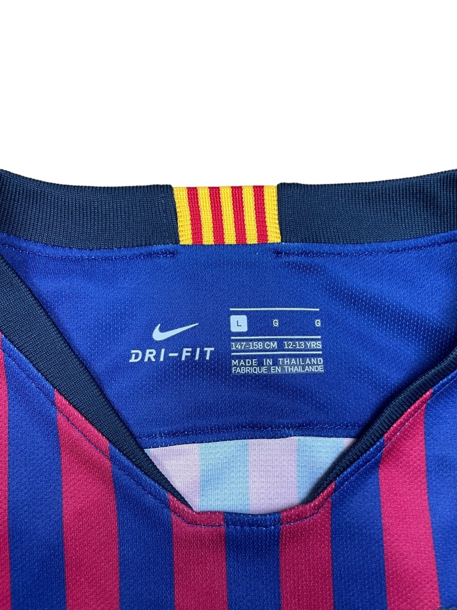 FC Barcelona Home Shirt 2018/19 Rakitic #4 - 9/10 - L Kids