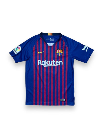 FC Barcelona Home Shirt 2018/19 Rakitic #4 - 9/10 - L Kids