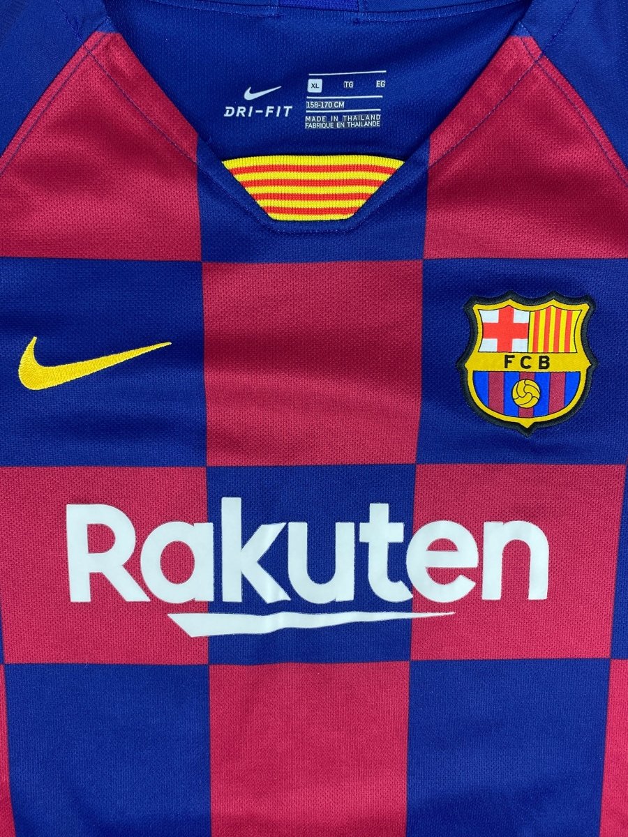 FC Barcelona Home Shirt 2019/20 De Jong #21 - 8/10 - XL Kids