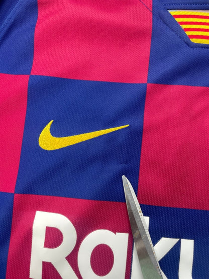 FC Barcelona Home Shirt 2019/20 De Jong #21 - 9/10 - L