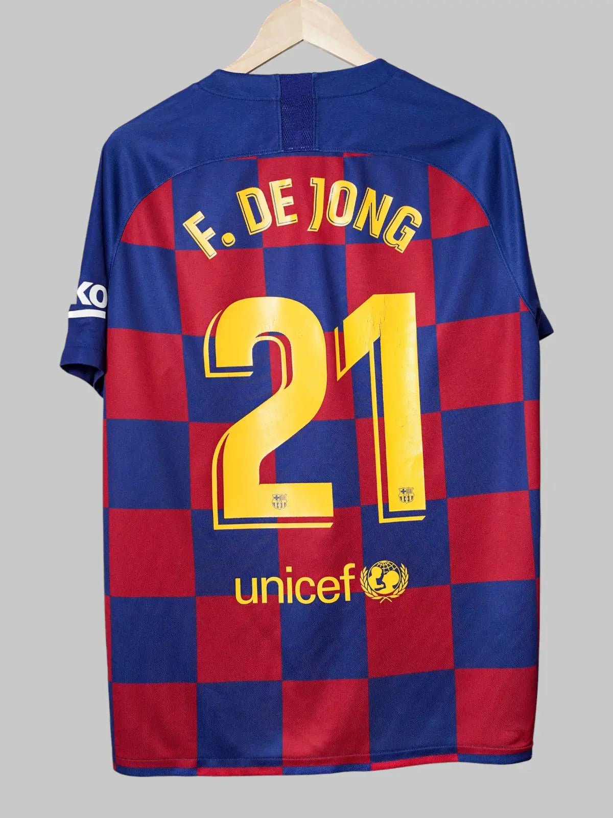 FC Barcelona Home Shirt 2019/20 F. De Jong 21 (XL)