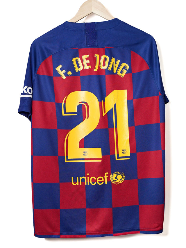 FC Barcelona Home Shirt 2019/20 F. De Jong 21 (XL)