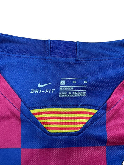 FC Barcelona Home Shirt 2019/20 Frenkie De Jong #21 - 8/10 - XL Kids