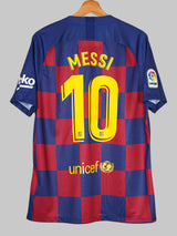 FC Barcelona Home Shirt 2019/20 Messi 10 (L)