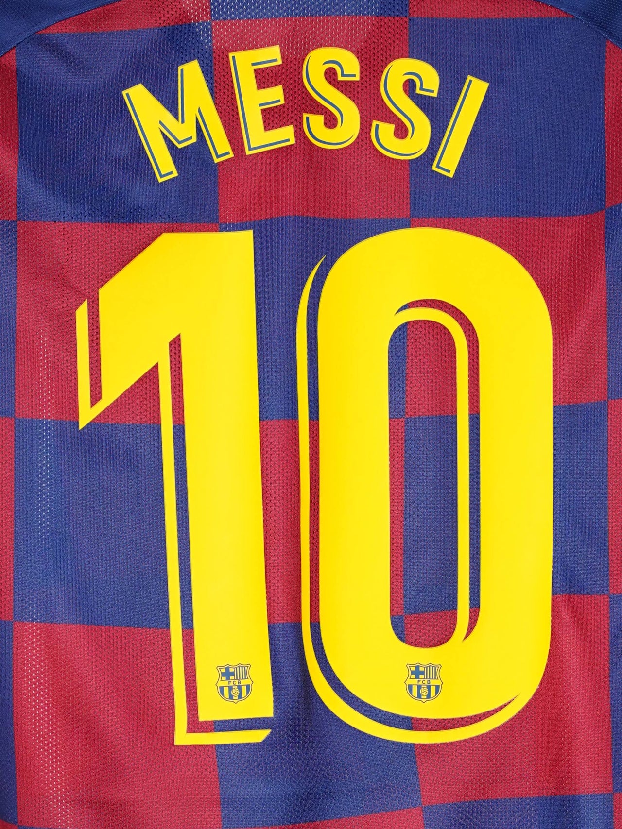 FC Barcelona Home Shirt 2019/20 Messi 10 Player Issue (L)