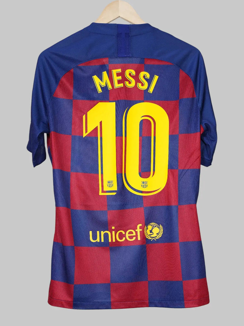FC Barcelona Home Shirt 2019/20 Messi 10 Player Issue (L)