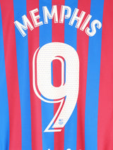 FC Barcelona Home Shirt 2021/22 Memphis 9 (L)