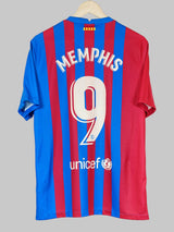 FC Barcelona Home Shirt 2021/22 Memphis 9 (L)