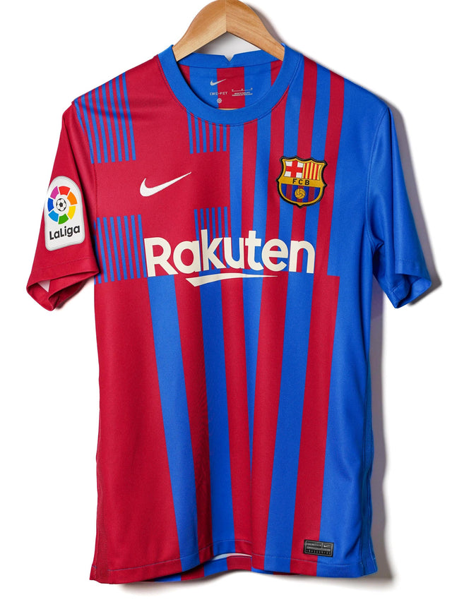 FC Barcelona Home Shirt 2021/22 Memphis #9 (M)