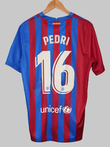 FC Barcelona Home Shirt 2021/22 Pedri 16 (L)
