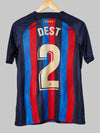 FC Barcelona Heim <tc>Trikot</tc> 2022/23 Ziel Nr. 2 (XL Kinder)