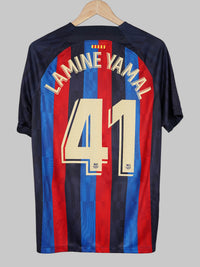 FC Barcelona Home Shirt 2022/23 Lamine Yamal 41 (L)
