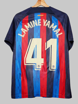 FC Barcelona Thuisshirt 2022/23 Lamine Yamal 41 (M)