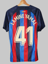 FC Barcelona Home Shirt 2022/23 Lamine Yamal 41 (S)