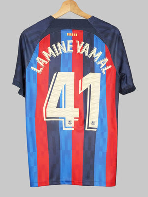 FC Barcelona Home Shirt 2022/23 Lamine Yamal 41 (S)