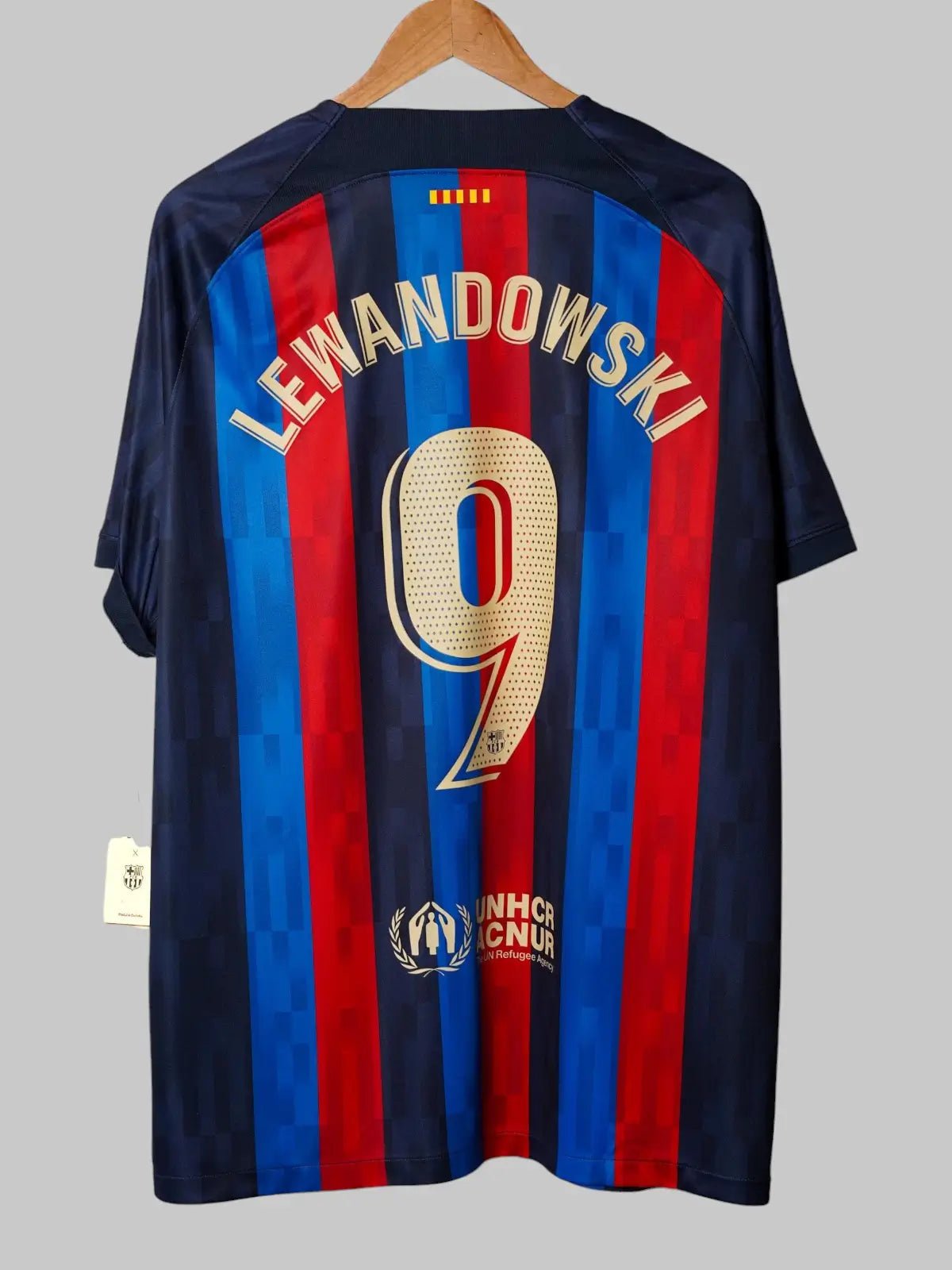 FC Barcelona Home Shirt 2022/23 Lewandowski 9 (XXL)