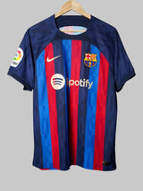 FC Barcelona Home Shirt 2022/23 Memphis 14 Player Issue (L)