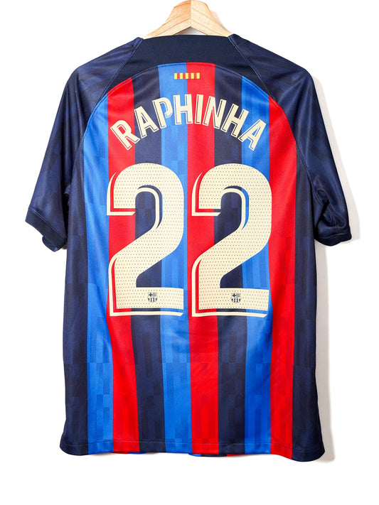 FC Barcelona Home Shirt 2022/23 Raphinha 22 (L)