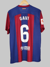 FC Barcelona Home Shirt 2023/24 Gavi #6 (L)