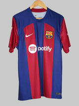 FC Barcelona Home Shirt 2023/24 Lamine Yamal 27 (L)