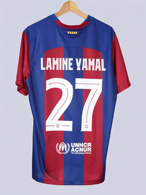 FC Barcelona Home Shirt 2023/24 Lamine Yamal 27 (L)