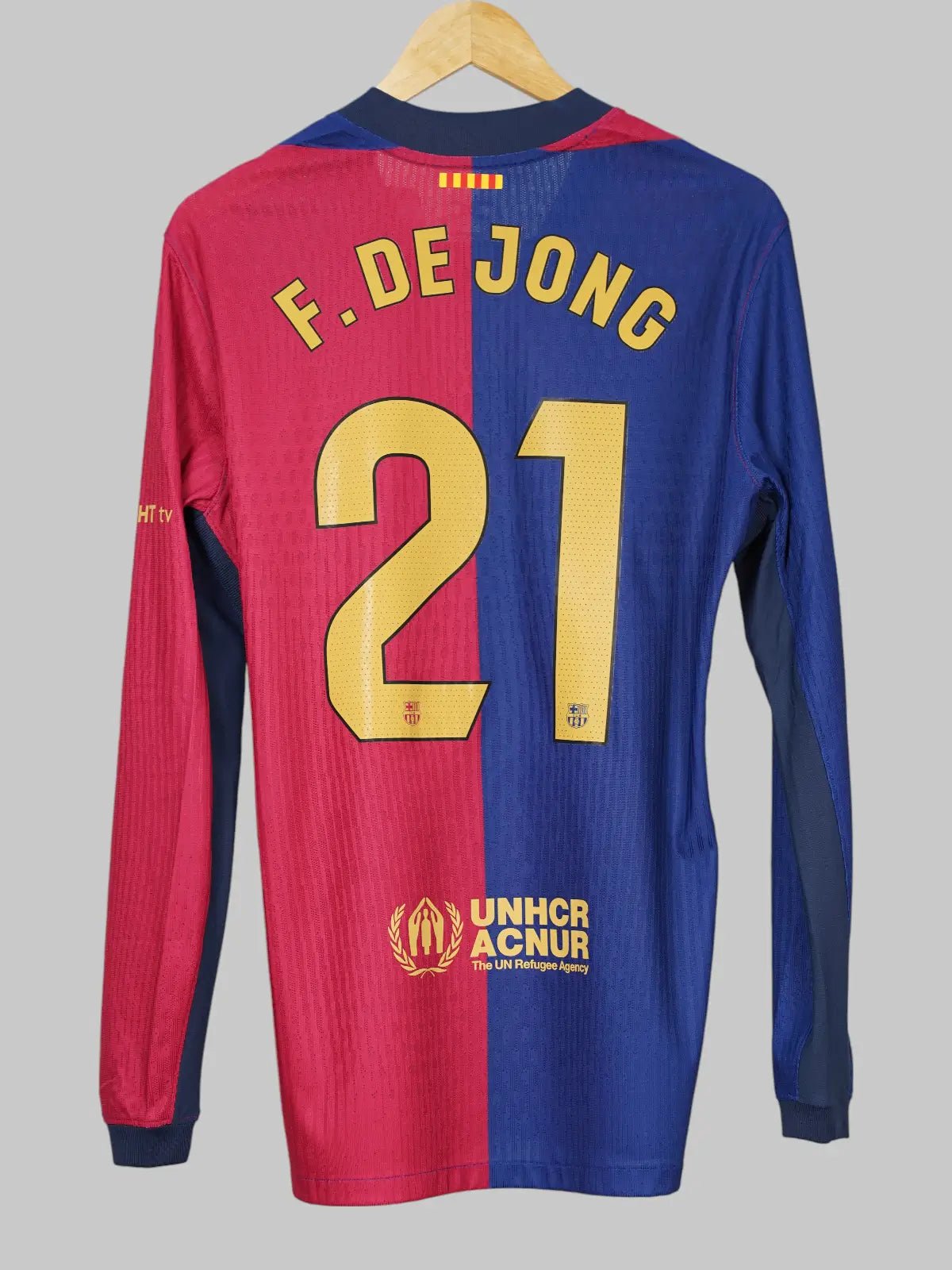 FC Barcelona Home Shirt 2024/25 BNWT F. De Jong 21 (L)
