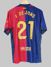 FC Barcelona Home Shirt 2024/25 F. De Jong #21 (L)