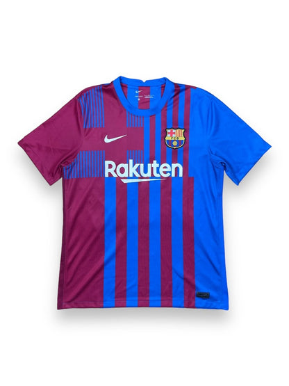 FC Barcelona Home Shirt 21/22 Memphis #9 - 10/10 - L