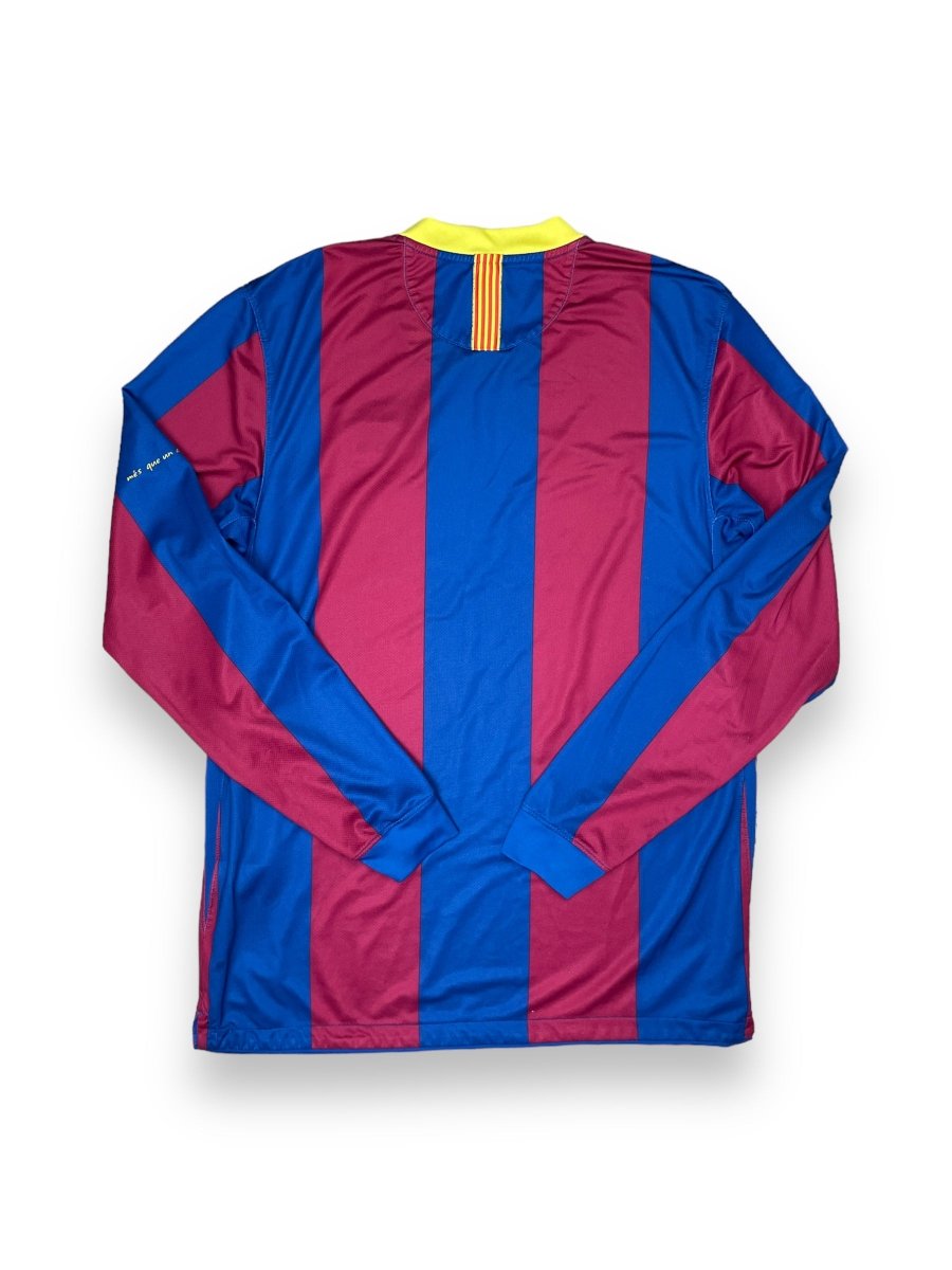 FC Barcelona Home Shirt Long Sleeve 2010/11 - 9/10 - M