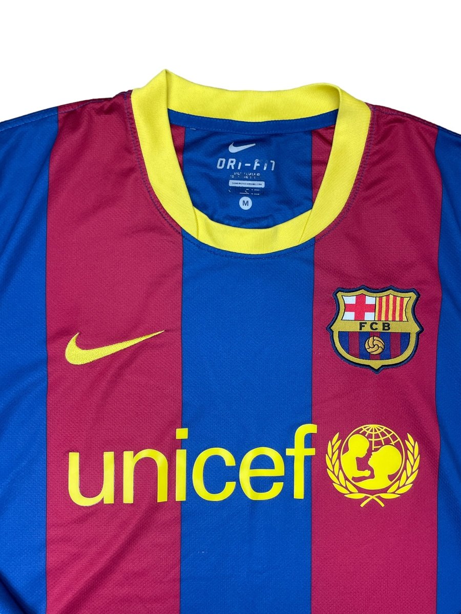 FC Barcelona Home Shirt Long Sleeve 2010/11 - 9/10 - M