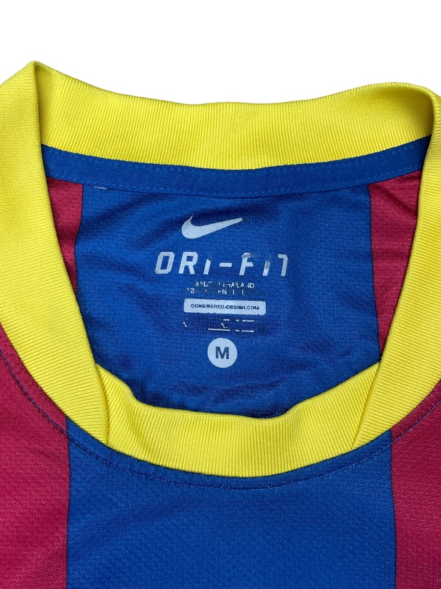 FC Barcelona Home Shirt Long Sleeve 2010/11 - 9/10 - M