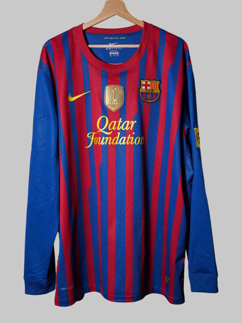 FC Barcelona Home Shirt L/S 2011/12 Messi 10 (XXL)