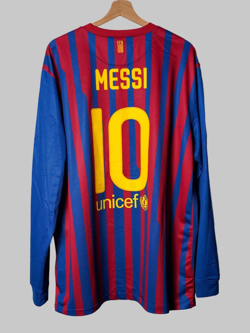 FC Barcelona Home Shirt L/S 2011/12 Messi 10 (XXL)