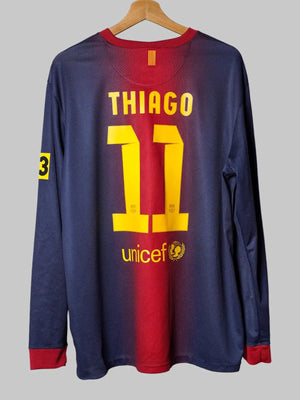 FC Barcelona Thuisshirt L/S 2012/13 Thiago 11 (XL)