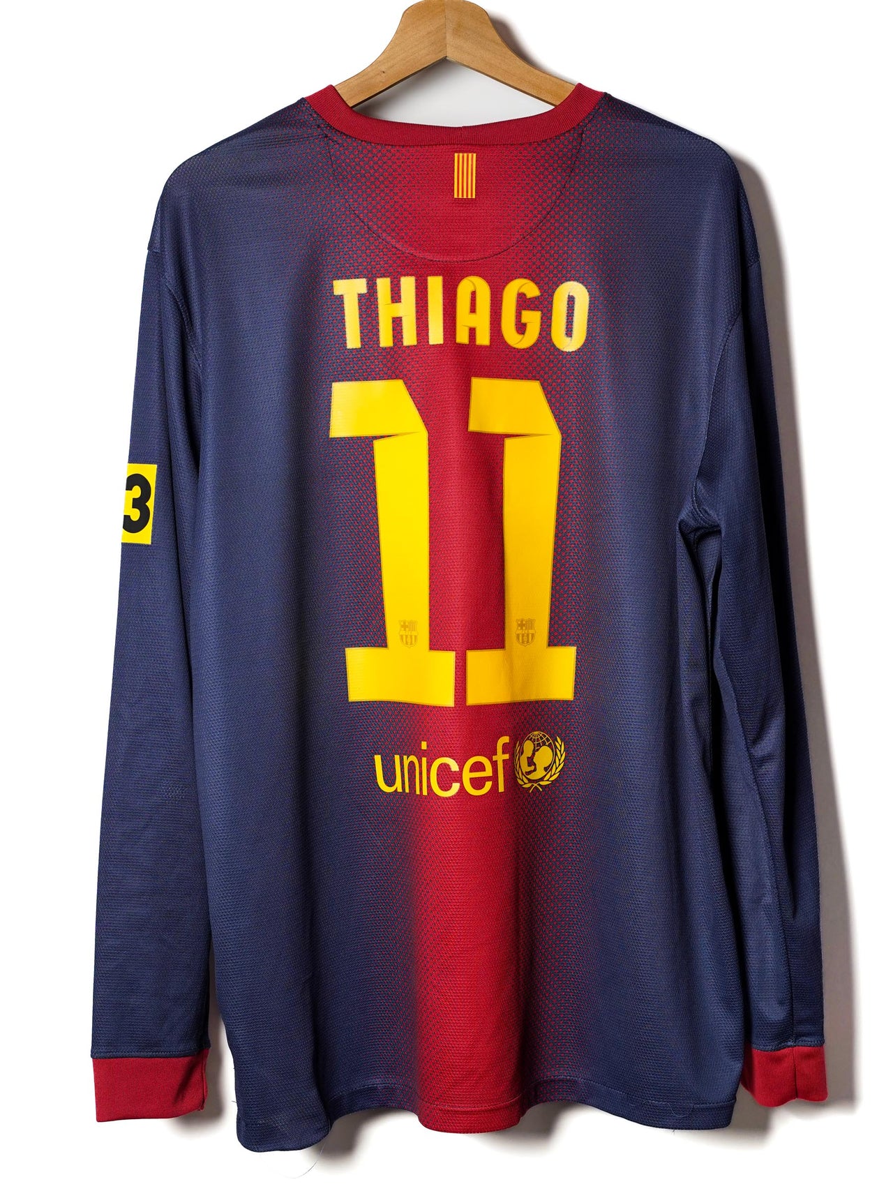 FC Barcelona Home shirt L/S 2012/13 Thiago #11 (XL)
