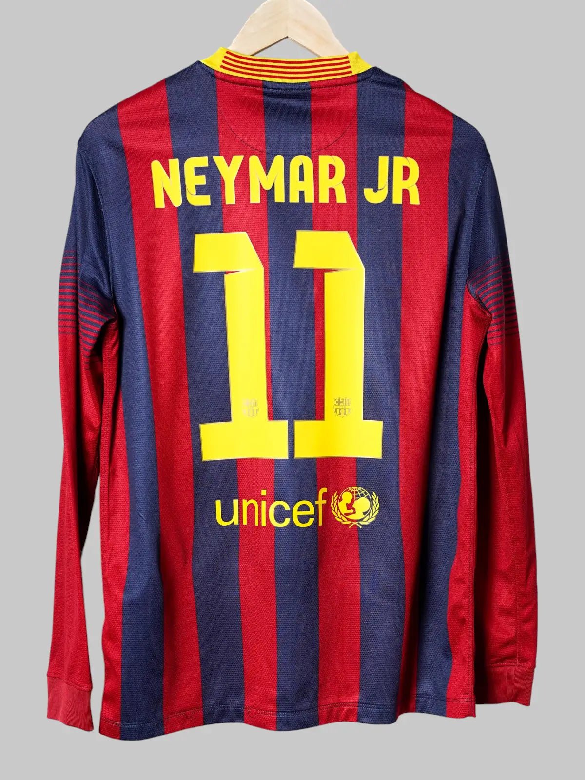 FC Barcelona Home Shirt L/S 2013/14 Neymar Jr 11 (M)