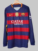 2015/16 Barcelona Neymar Jr #11 Home Shirt L/S (XL) Nike – First11
