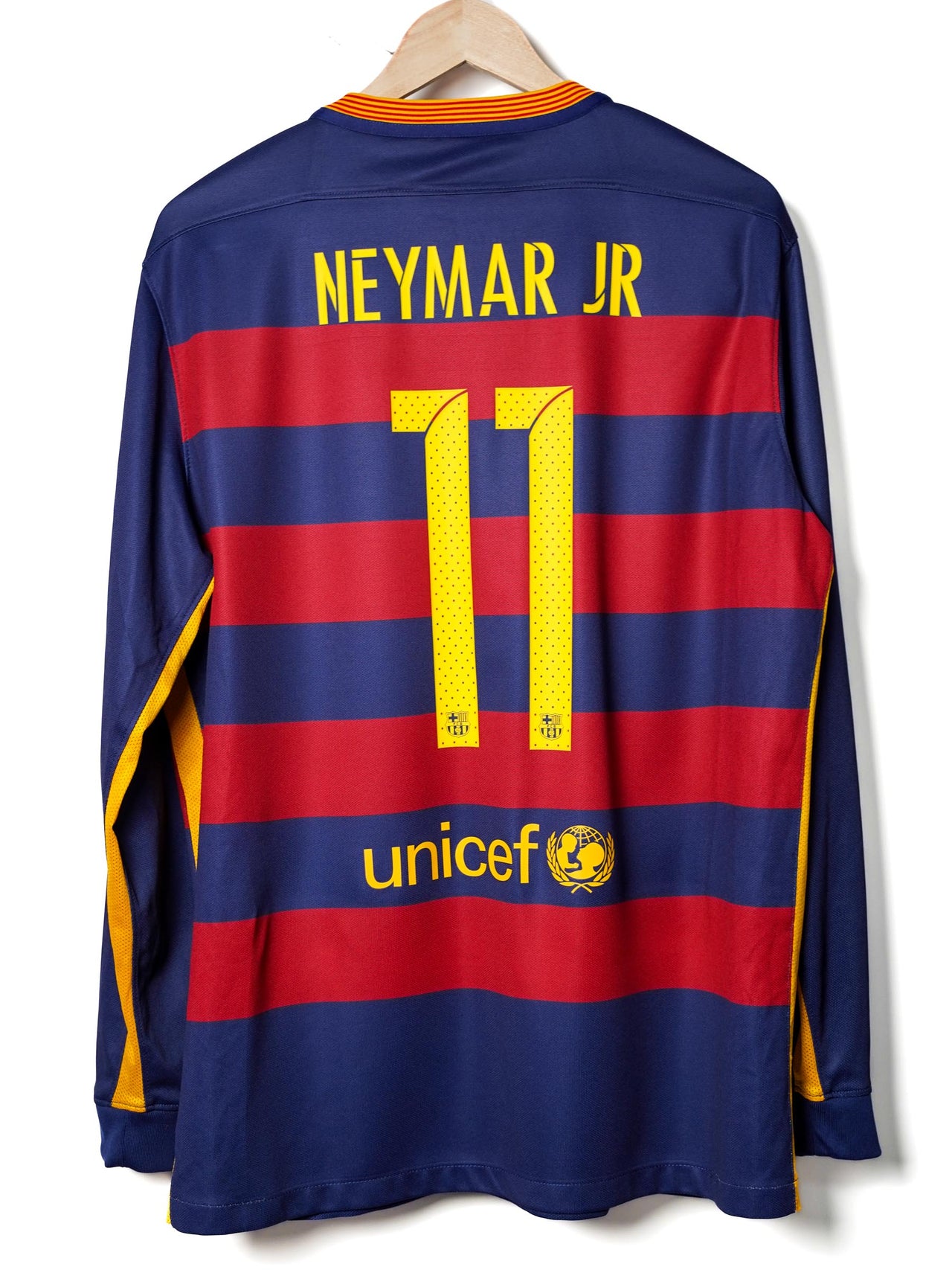 FC Barcelona Home Shirt L/S 2015/16 Neymar Jr 11 (XL)