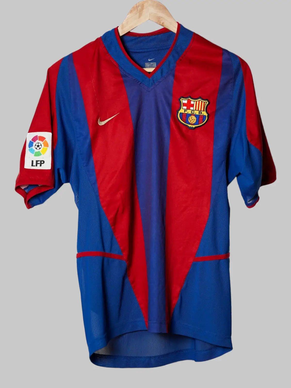 FC Barcelona Home Shirt Player Issue 2002/3 (S)