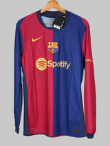 FC Barcelona Home Shirt Player Issue L/S 2024/25 Lamine Yamal 19 (L)