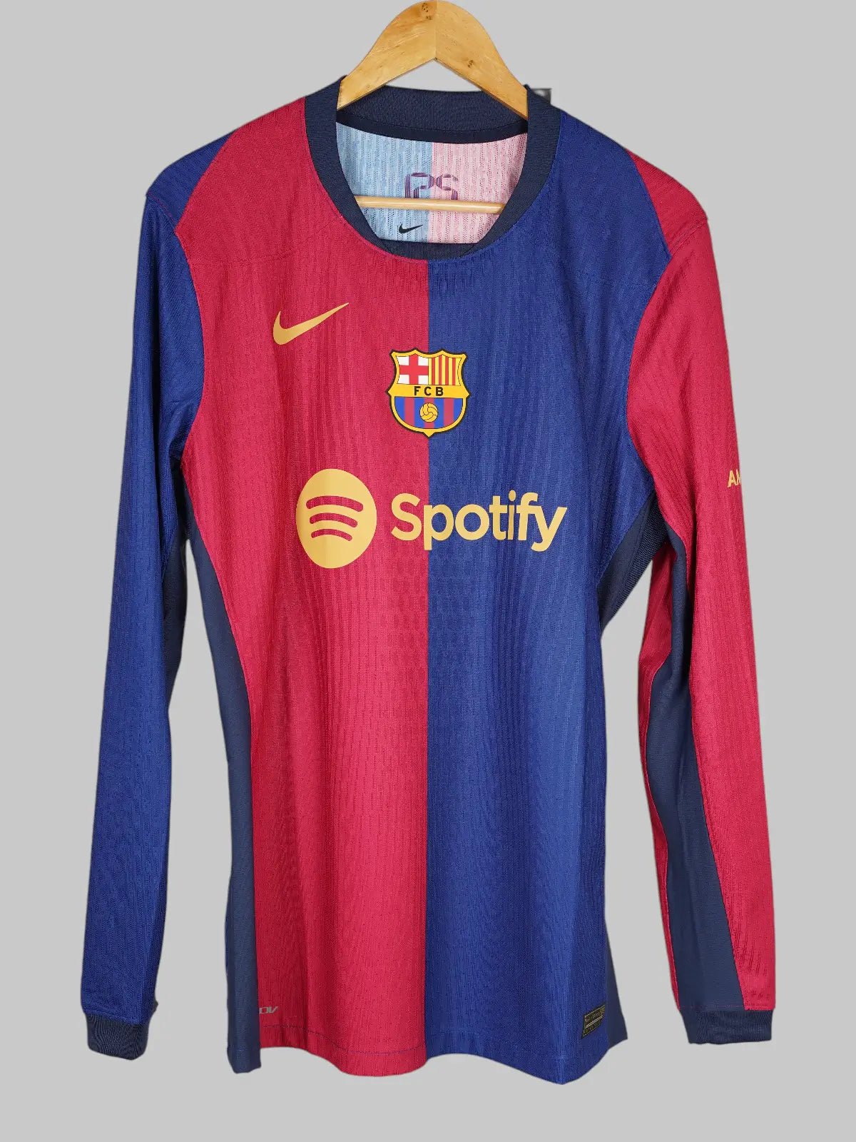 FC Barcelona Home Shirt Player Issue L/S 2024/25 Lamine Yamal 19 (L)