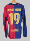 FC Barcelona Home Shirt Player Issue L/S 2024/25 Lamine Yamal #19 (L)